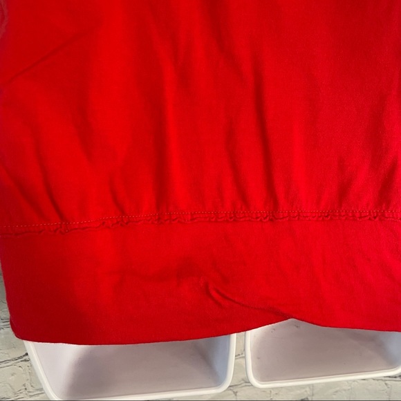 Charlotte Russe Red Top Large - Picture 5 of 8